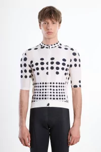 Essential Cycling Jersey – Dot Off White | Centre Commercial